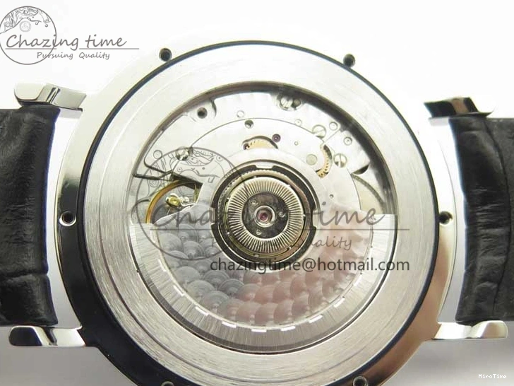 MIROTIME 0404 Portofino Automatic SS TWF 1:1 Best Edition Black Dial on Black Leather Strap A TravelReady 7199